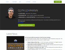 Tablet Screenshot of glynlehmann.com
